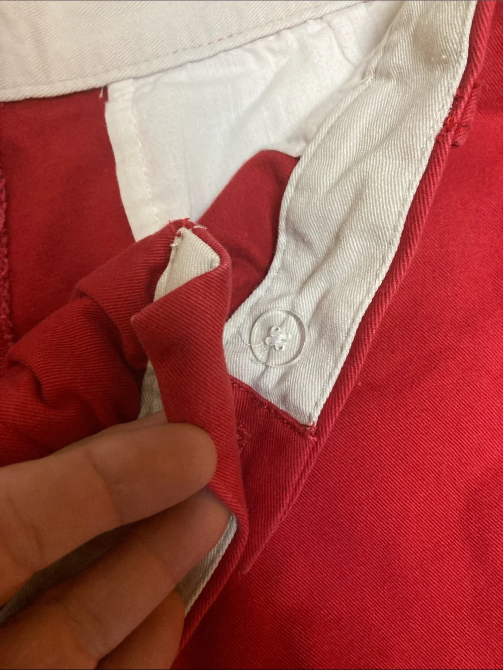 Izod Red Flat Front Men's Shorts